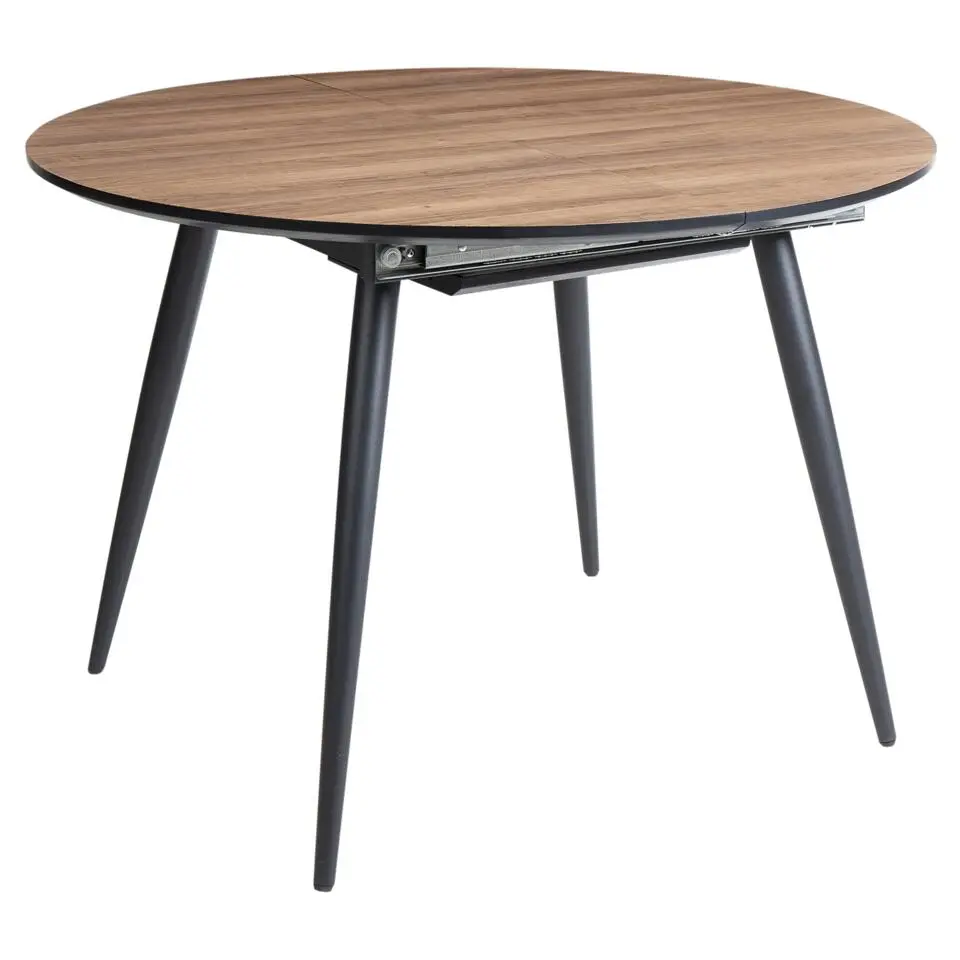 SENIAC - Uitschuifbare eettafel - Lichtbruin - MDF