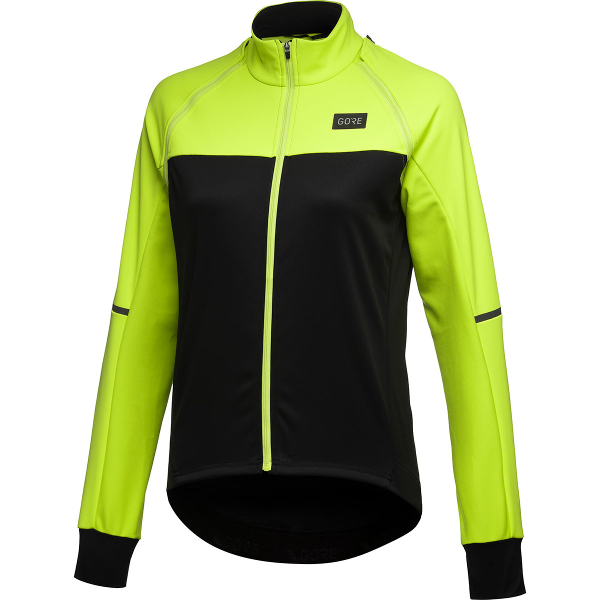 GORE Wear Phantom Fietsjack Zwart/Geel Dames
