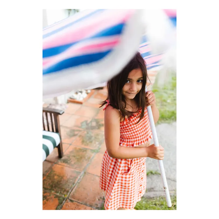 A Monday in Copenhagen Jupe Summer Vichy Coton Bio | Rouge