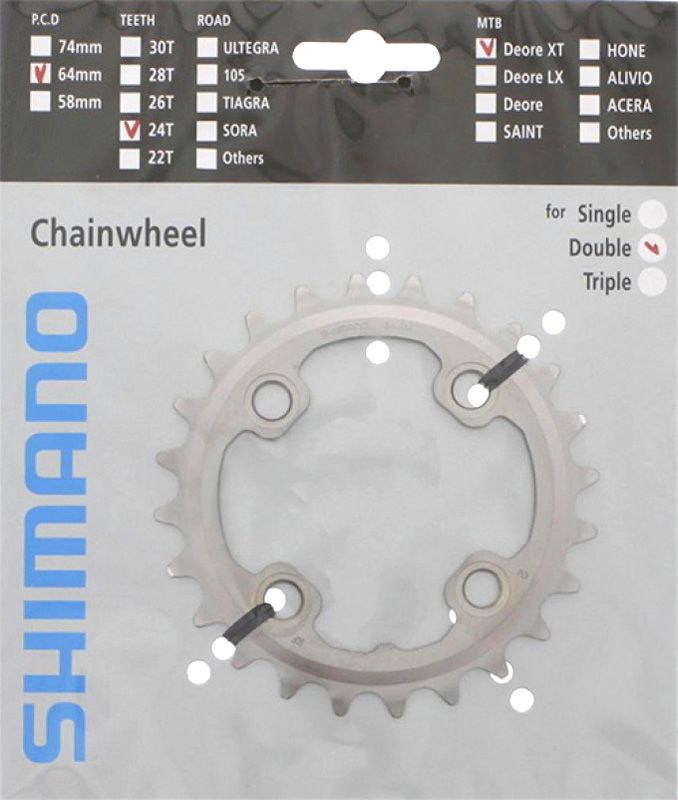 Shimano Kettenblatt XT FC-M785 24 Zähne