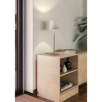 EGLO tafellamp Fiorana 53 cm zand/wit