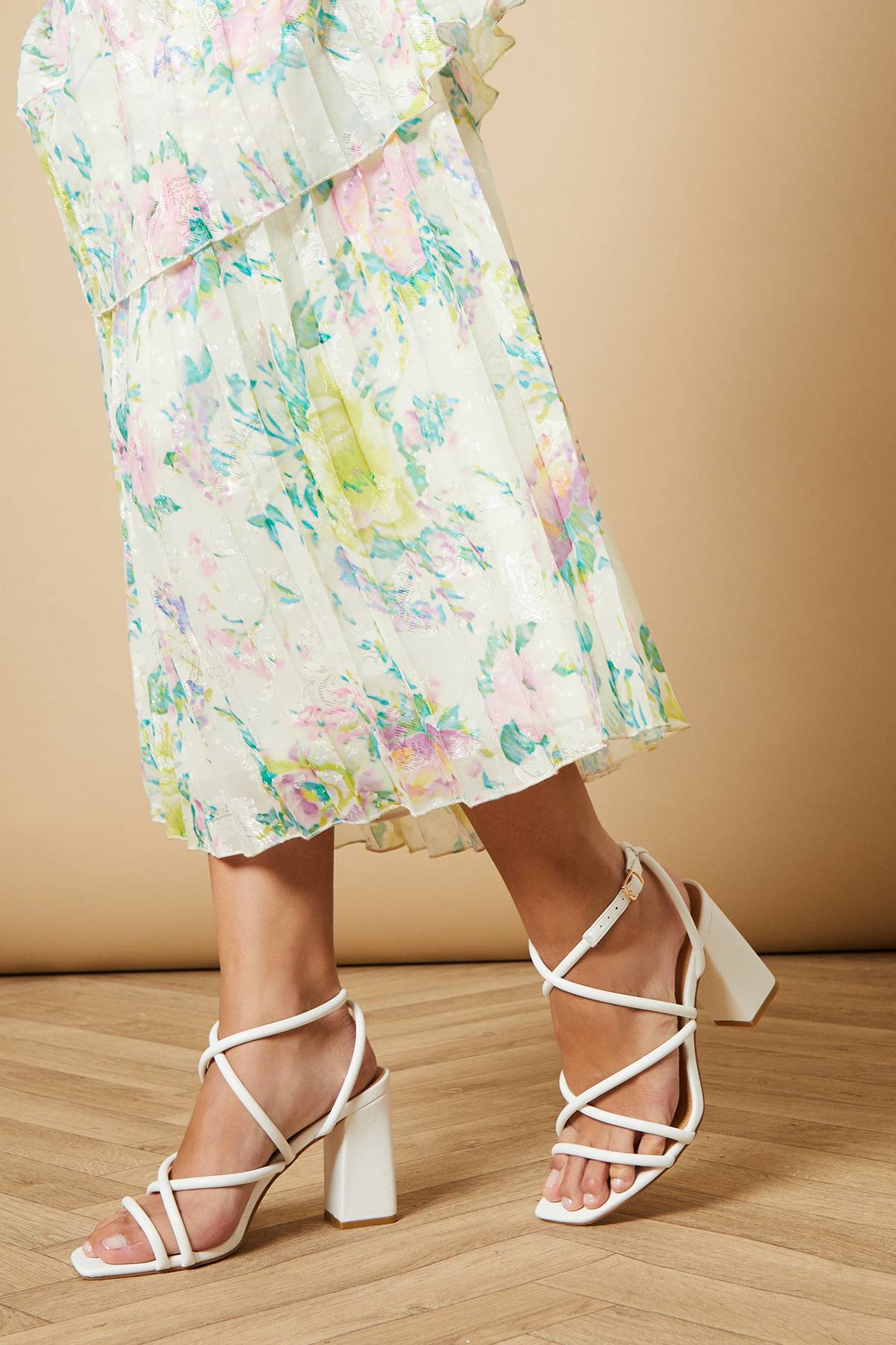 Oasis Sandales à Talons Hauts Carrés à Brides Molly en synthétiquecuir