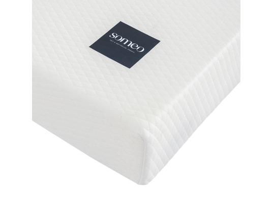 SOMEO - Matelas mousse aurore 300 clic-clac blanc 70+70x190 (clic cl...