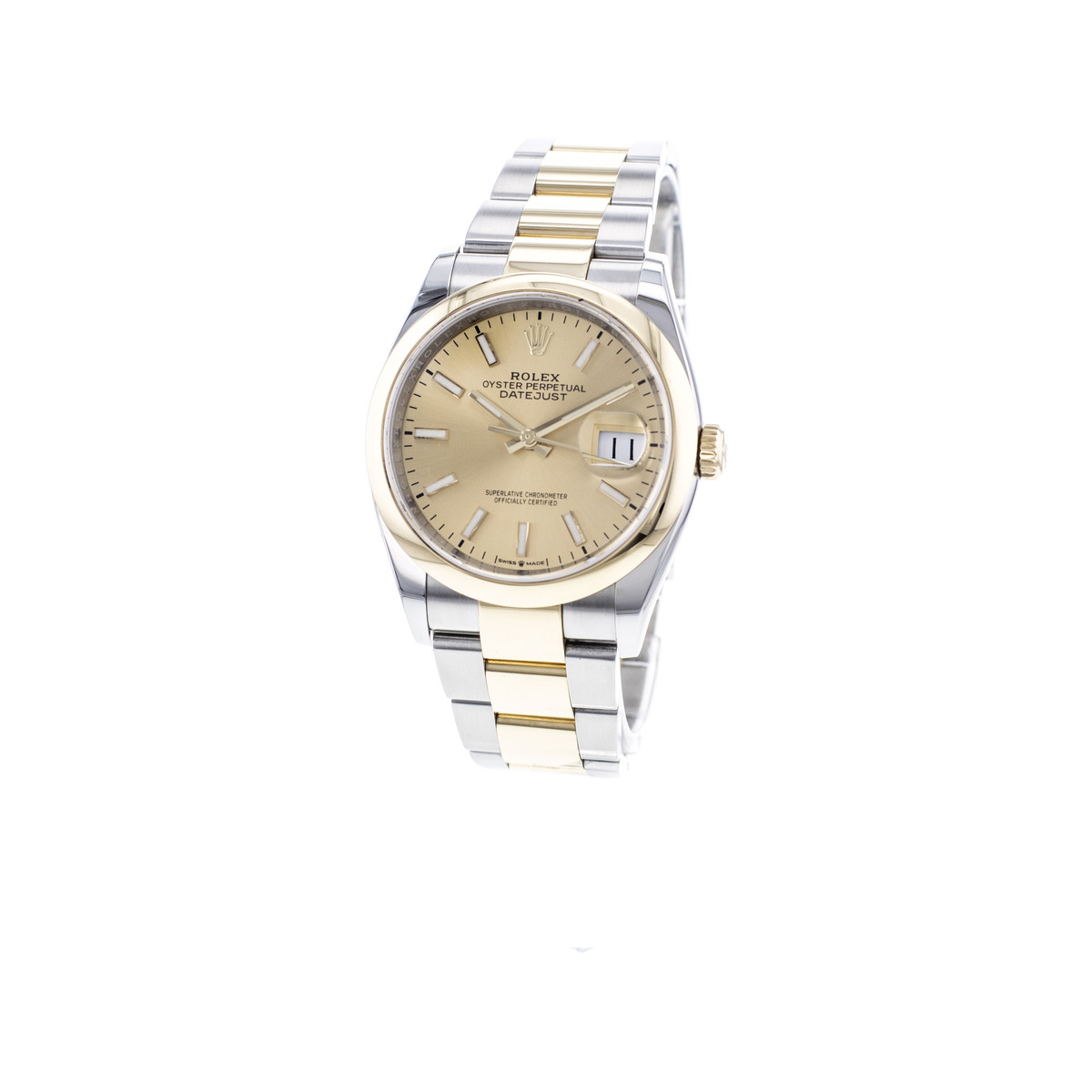 Montre d'occasion Rolex DateJust mixte automatique or jaune et acier