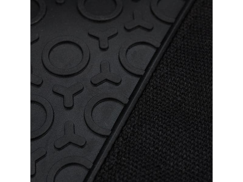 relaxdays Topflappen Schwarz Ofenhandschuhe aus Silikon