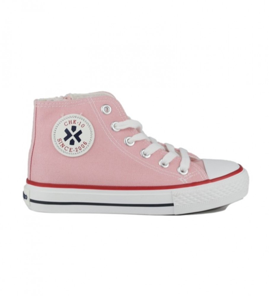 Botas de cano curto rosa Chika10 City Kids 02N