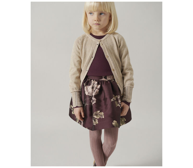 MarMar Copenhagen Sunita Deep mulberry jacquard