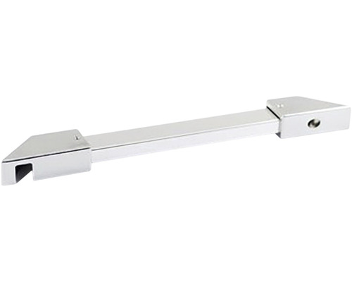 Hoekinstap draaideur, 4-delig, Breuer Panorama 80x80 cm, decor Intima, profielkleur chroom