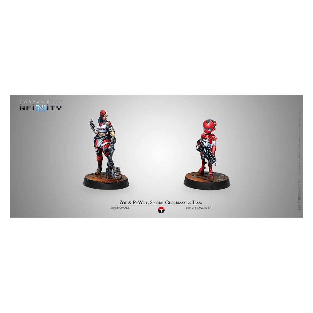 Infinity - Nomads - Zoe & Pi-Well, Special Clockmakers Team (Engineer & Remote)