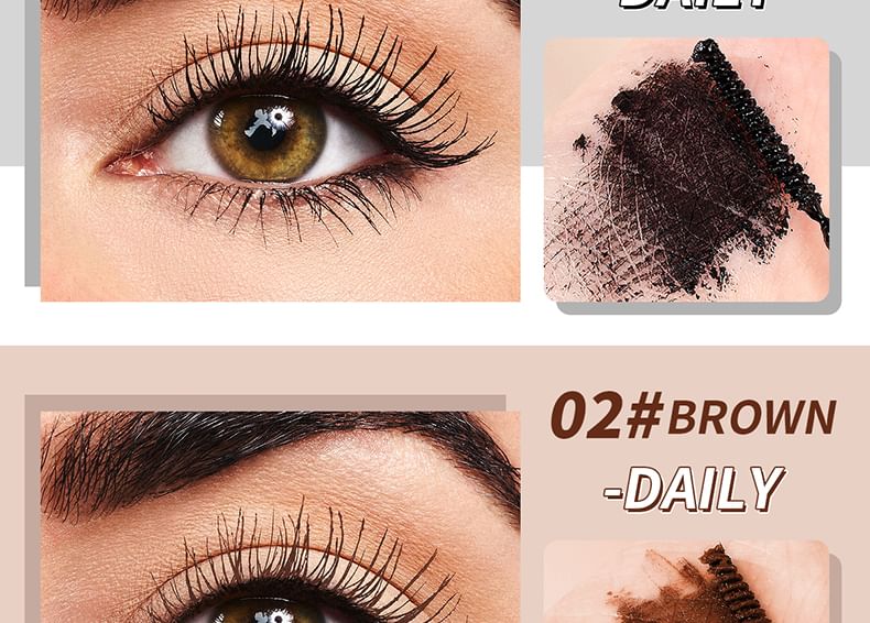 JULIA POP - Roterende Kaas Slender / Glitter Mascara - 6 Kleuren