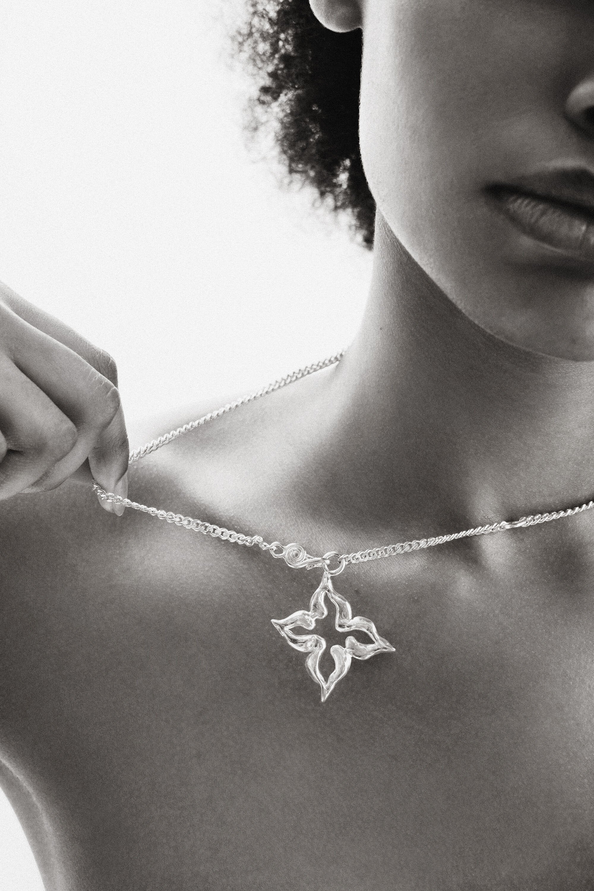 Collier papillon plaqué or Zalio