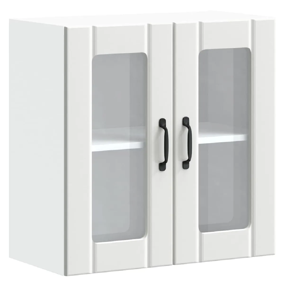vidaXL Armoire murale cuisine Lucca - Blanc