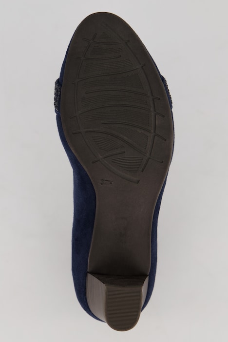 Pumps, Jana Shoes, Lederoptik, Ziersteine, Weite H