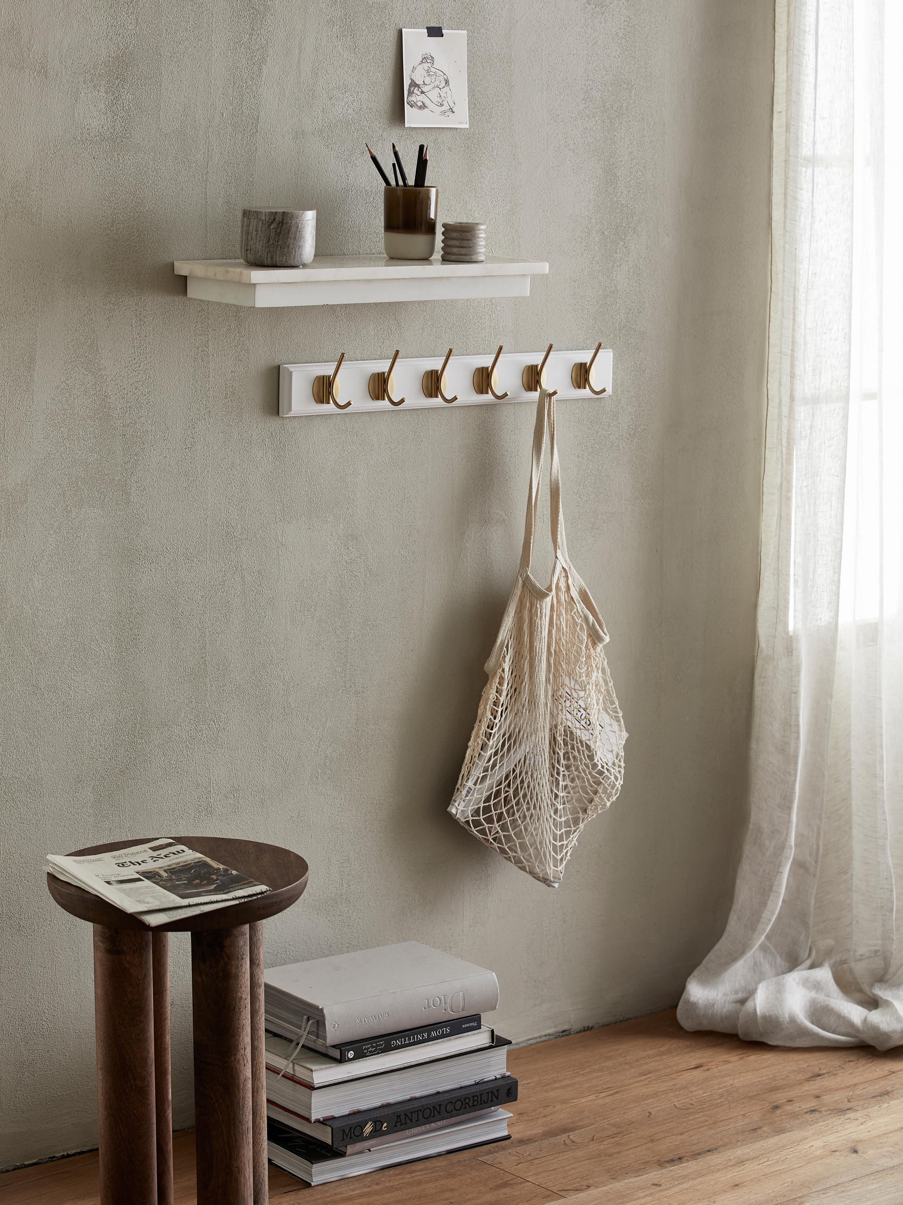 Houten XL wandrek Edgy