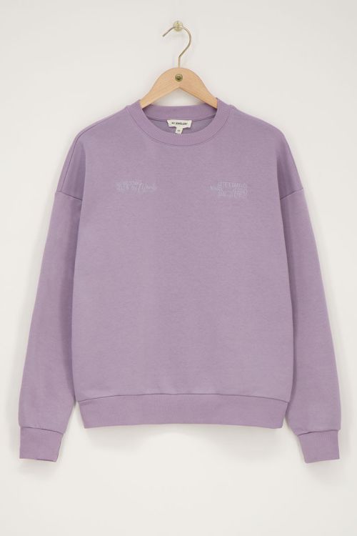 Paarse sweater 