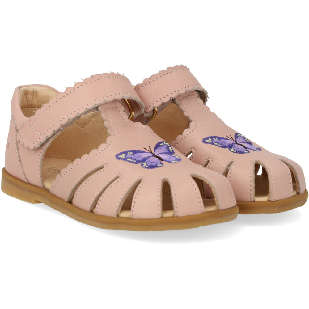 Køb Angulus Rosebud Sandal Med Lukket Tå Og Sommerfugl