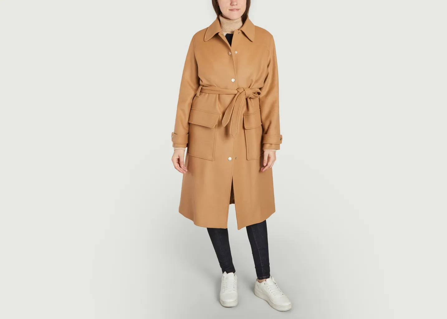 Manteau Angelita en laine mélangé A.P.C.