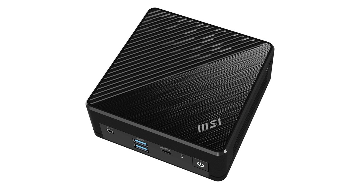 MSICubi N ADL S-078EU pc-systeem  (Zwart | N100 | UHD Graphics | 4 GB | 128 GB SSD)