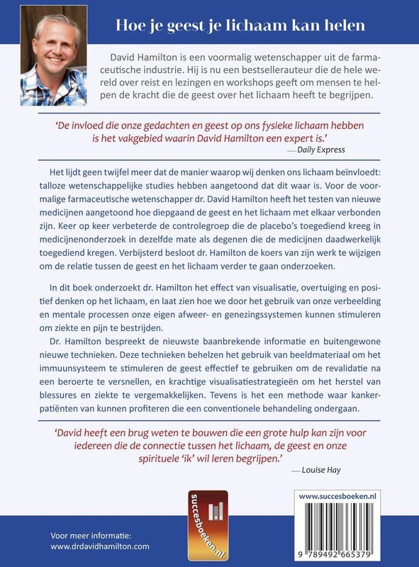 Boek - De Verbinding Tussen Geest en Lichaam - David Hamilton
