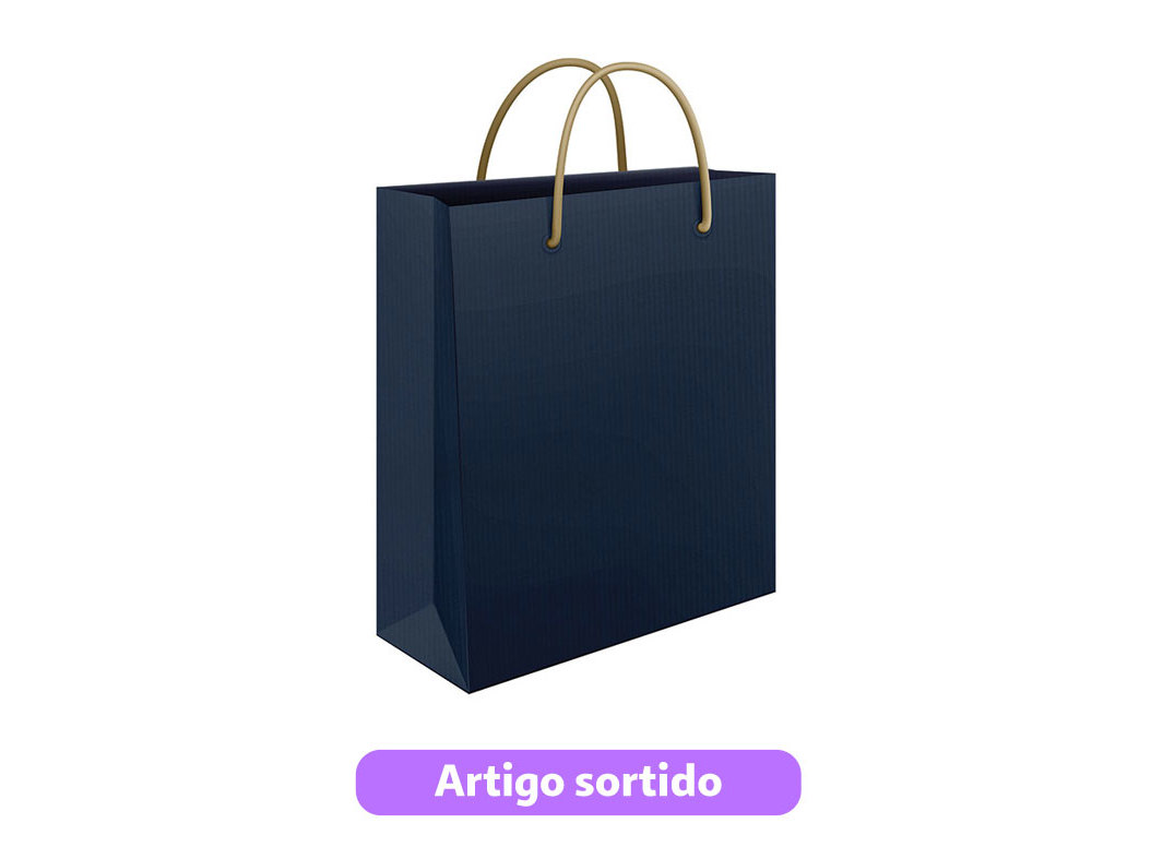 SACO PAPEL KRAFT MITOS MEDIUM 22X31X10CM CORES SORTIDAS