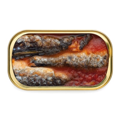 Sardinen in scharfer Tomatensauce