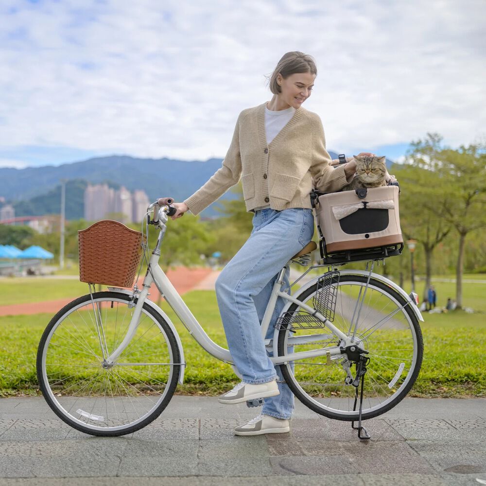 Fikago - Flytta Honden Fietsendrager - Zwart - 13.5x35.5x32 cm