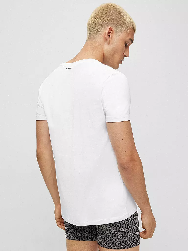 HUGO T-Shirt  2-er Pkg. schwarz