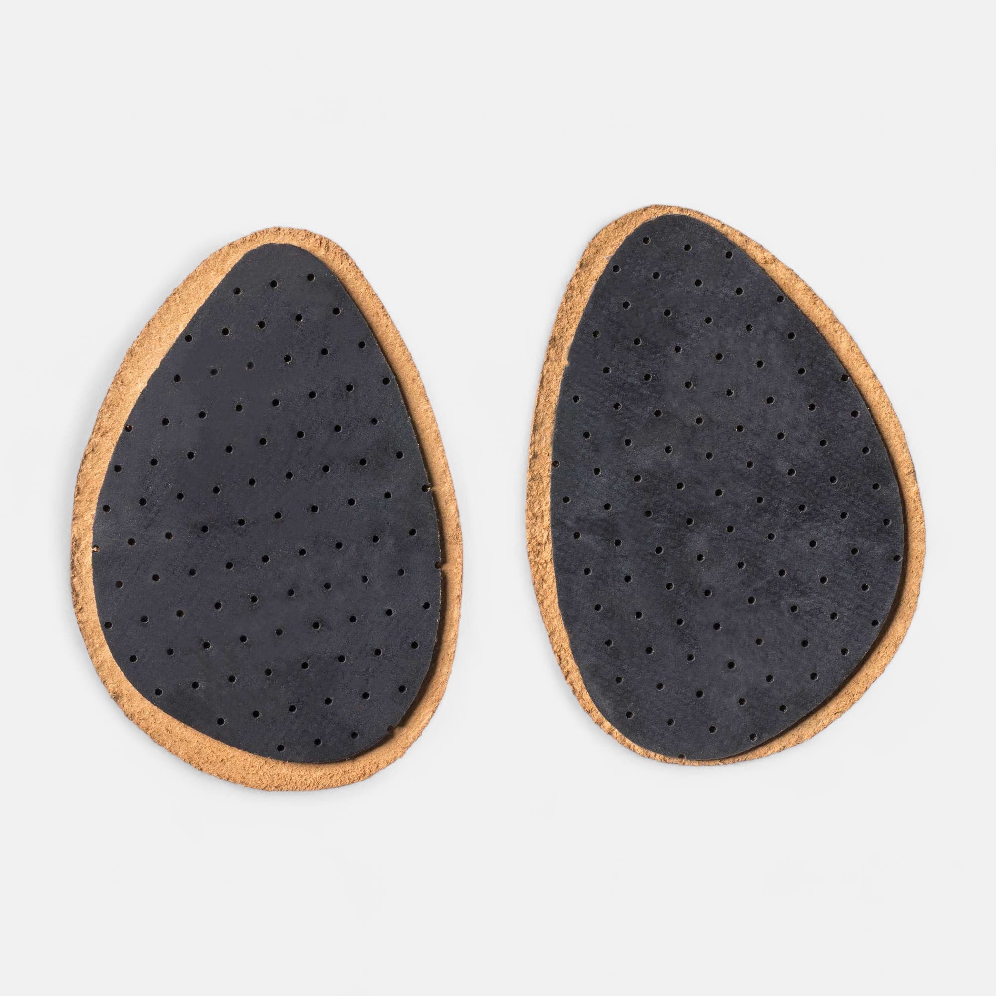 Demi-semelles cuir charbon 37 38 sans coloris