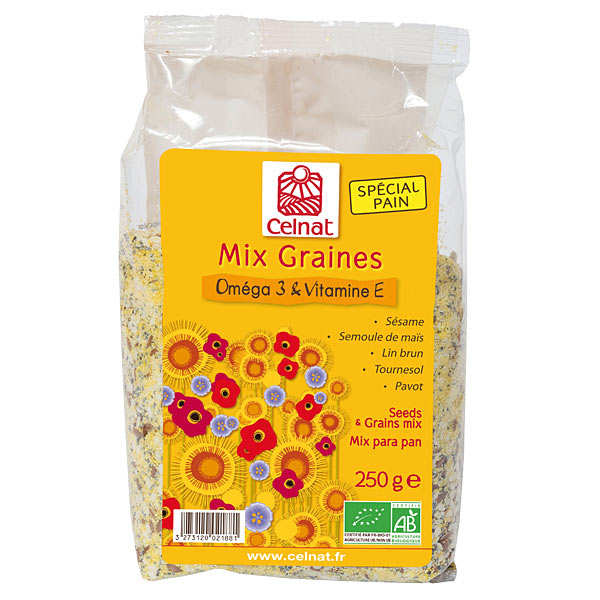 Mix graines bio - Oméga 3 & vitamine E