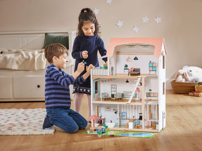 Houten poppenhuis