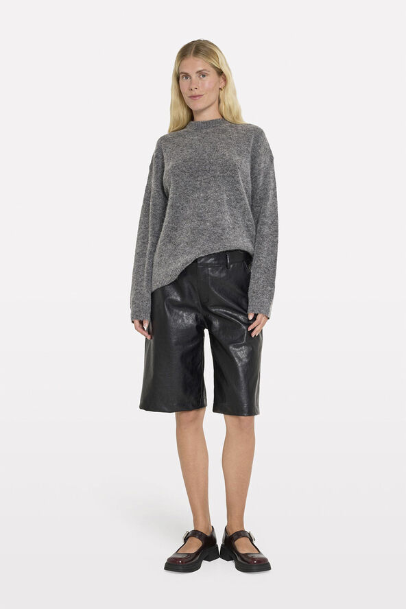 Envii ENADA LS KNIT 7216 Dark grey mel