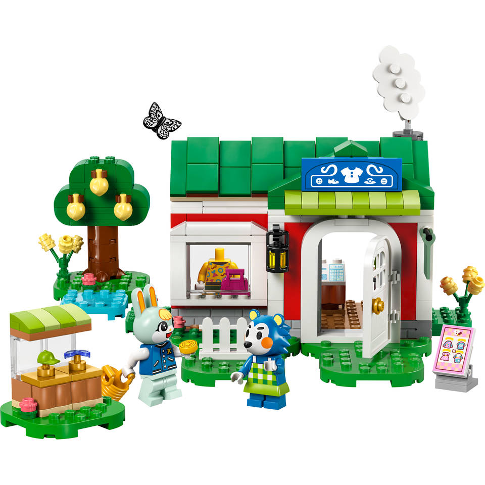 LEGO Animal Crossing kleermakerij van de zusjes Able 77055