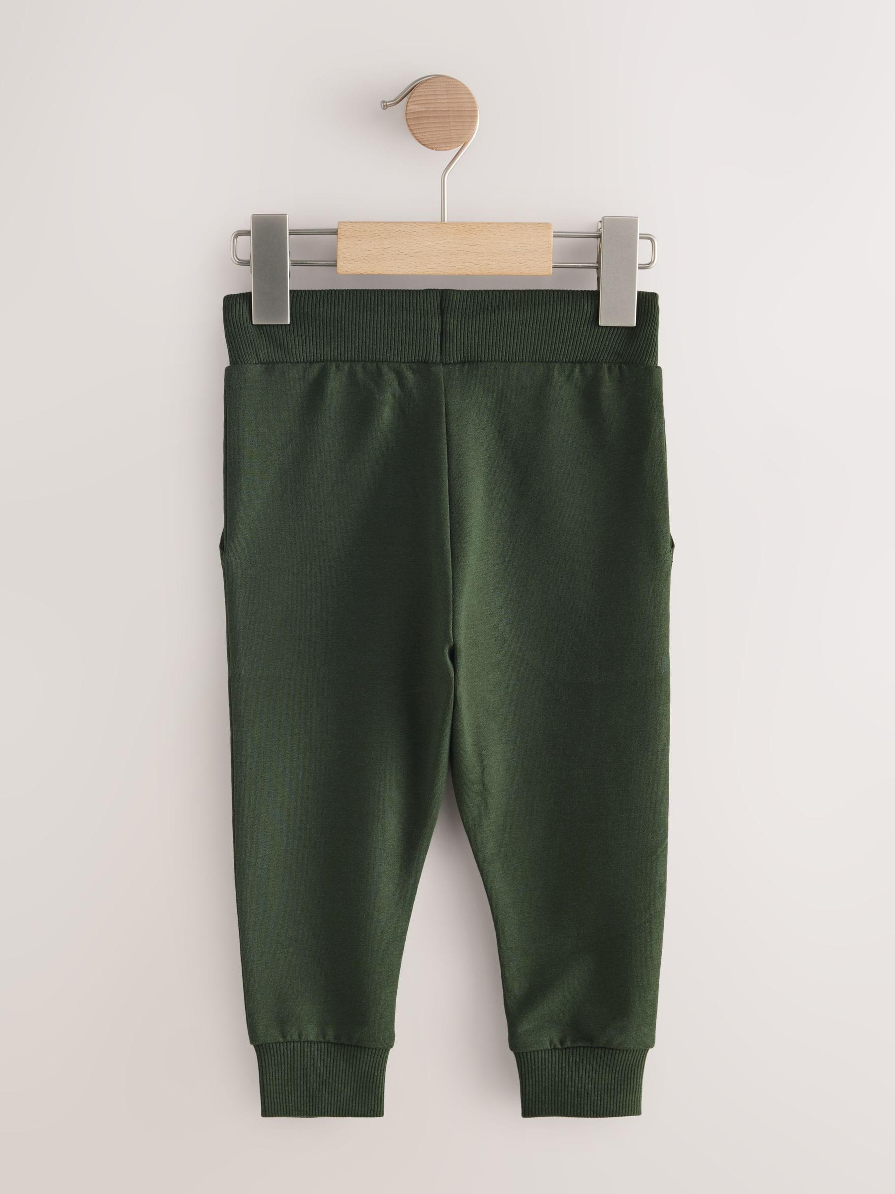 Donkergroen - Klassieke jersey joggingbroek (3mnd -7jr)