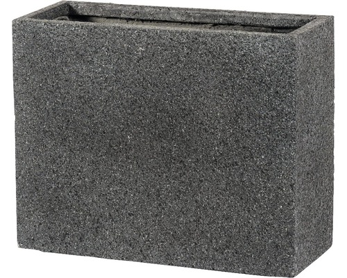 Buitenbloembak Atlanta 60 x 30 x 50 cm Fibreclay zwart