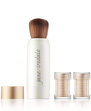 Jane Iredale Amazing Base Refillable Brush + 2 Refills Natural 1-Stück + 2x2,5g