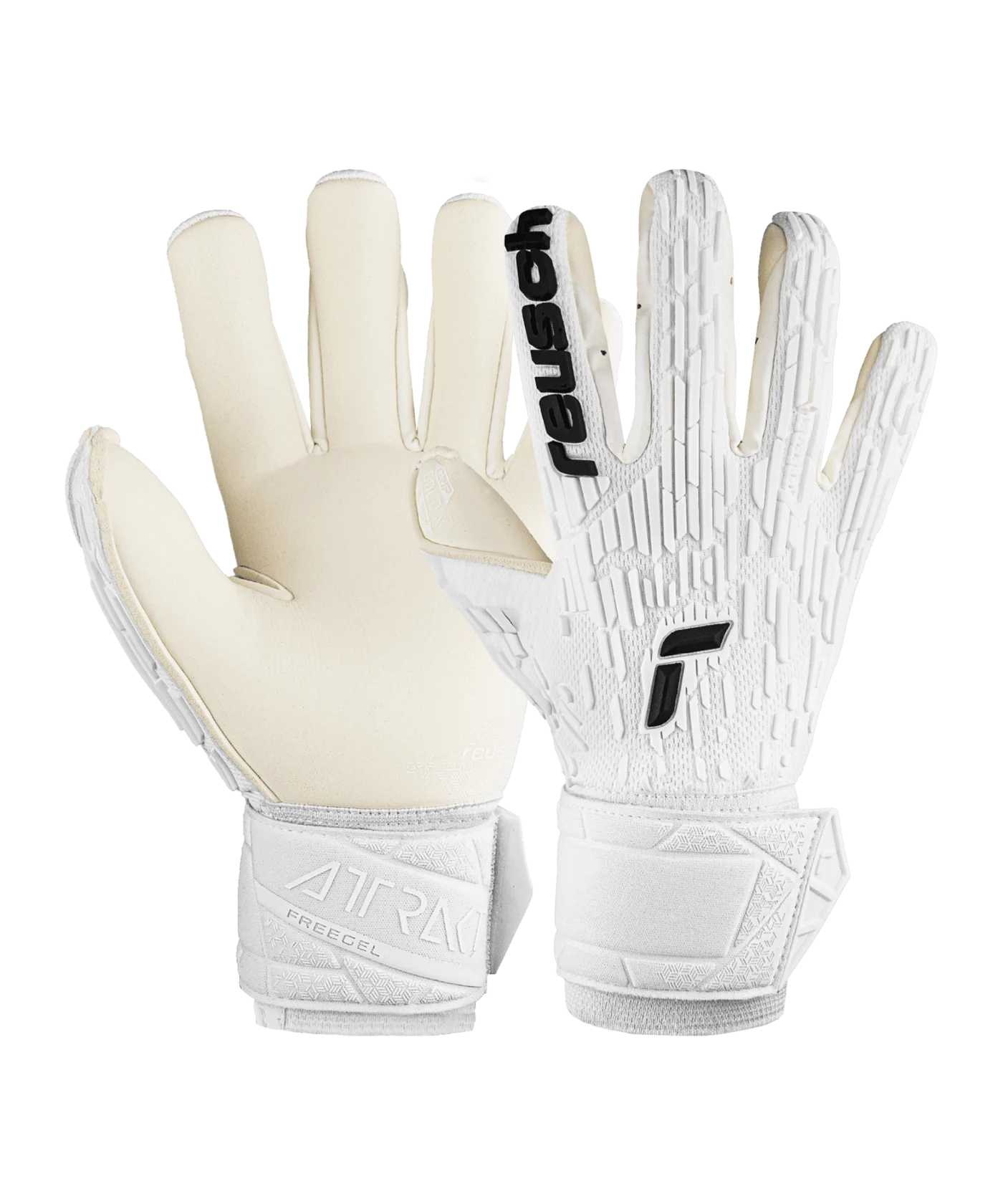 Reusch Attrakt Freegel Gold X Shine Bright 2024 TW-Handschuhe Weiss F1100