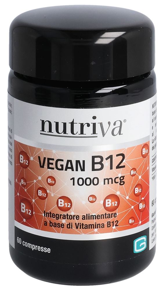 NUTRIVA Vegan B12 Tabl 1000 mcg Glasfl 60 Stk