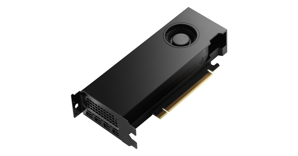 PNYNVIDIA RTX 4000 SFF Ada Generation grafische kaart  (4x Mini DisplayPort, Retail)