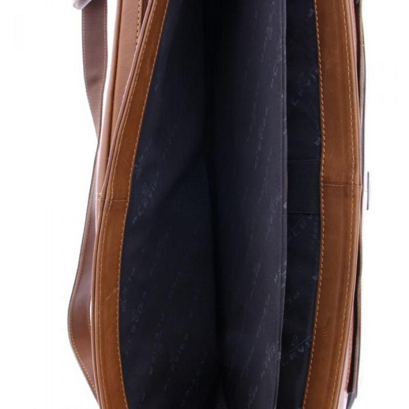 Plevier Decca Laptoptas 17,3 inch Bruin