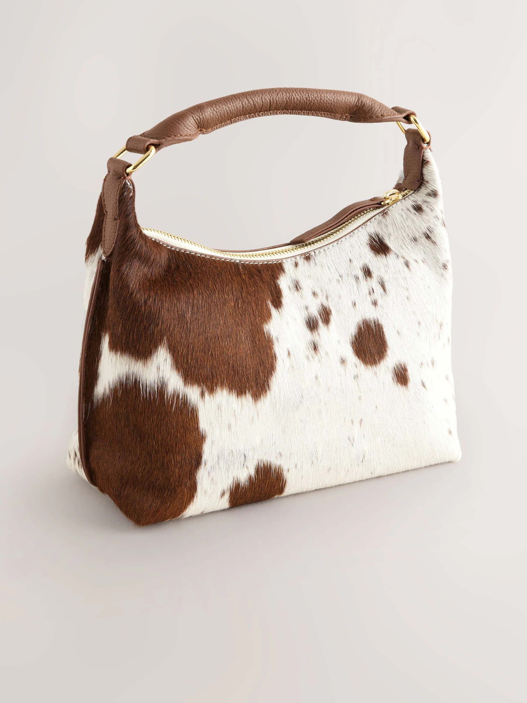 Animal - Leather Scooped Hand Held Bag