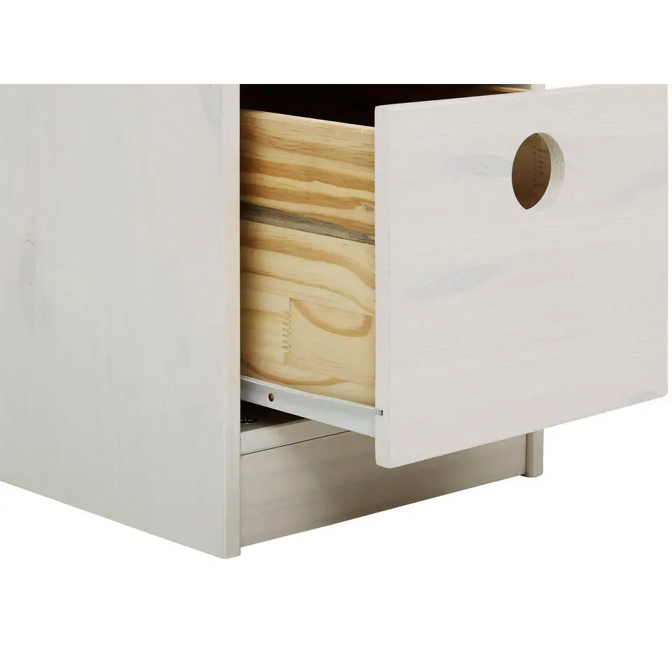 Alpi - Bureau met 3 lades in wit