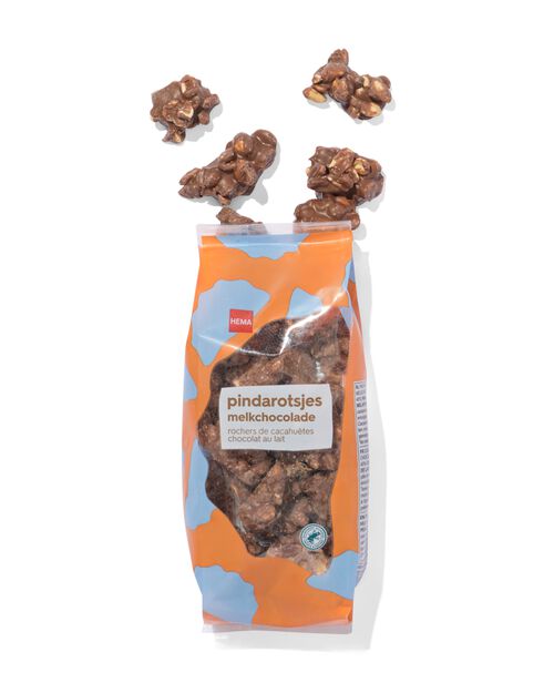 rochers de chocolat au lait aux cacahuètes 350g