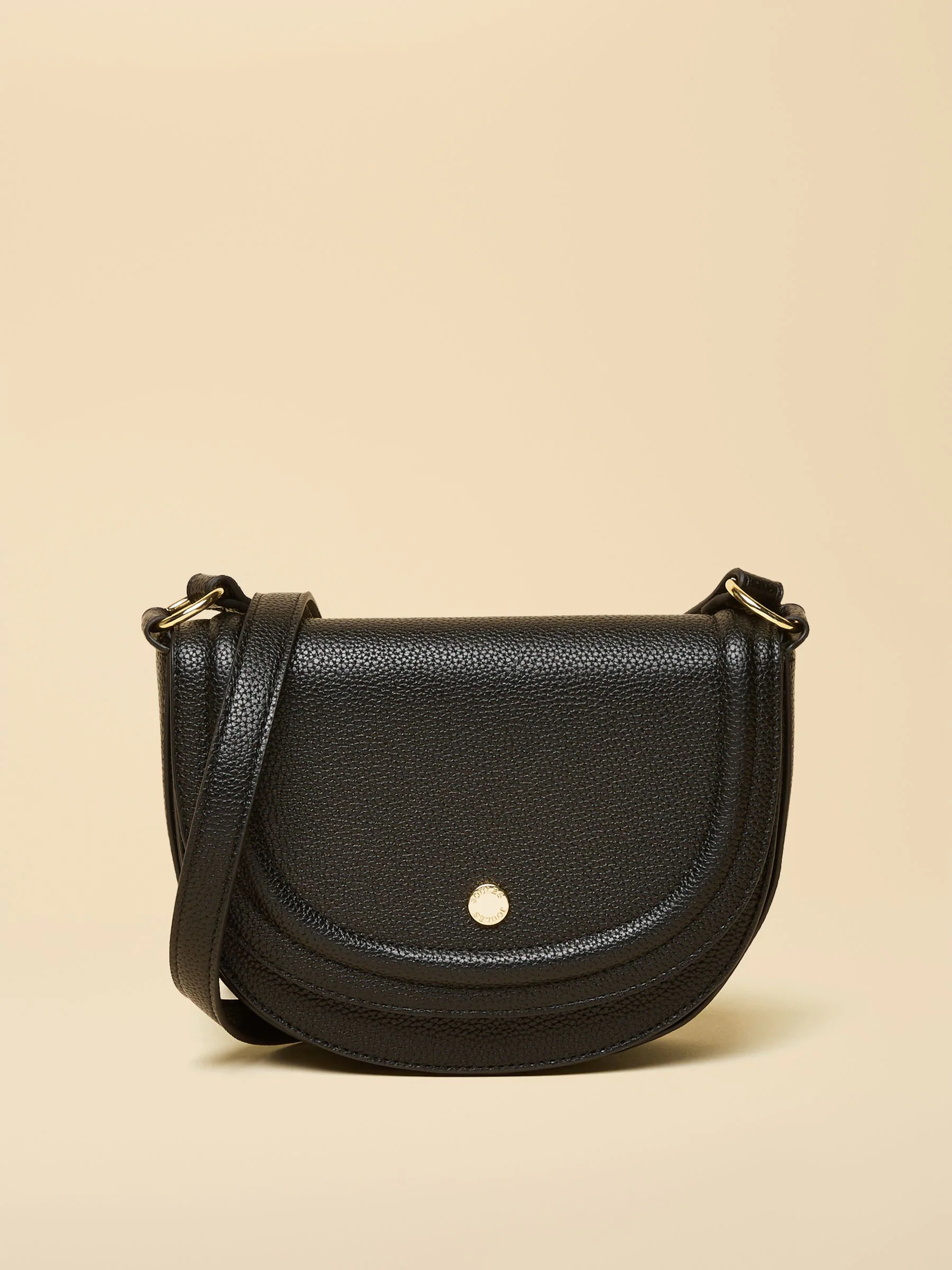 Zwart - Joules Paloma crossbody met halve maan