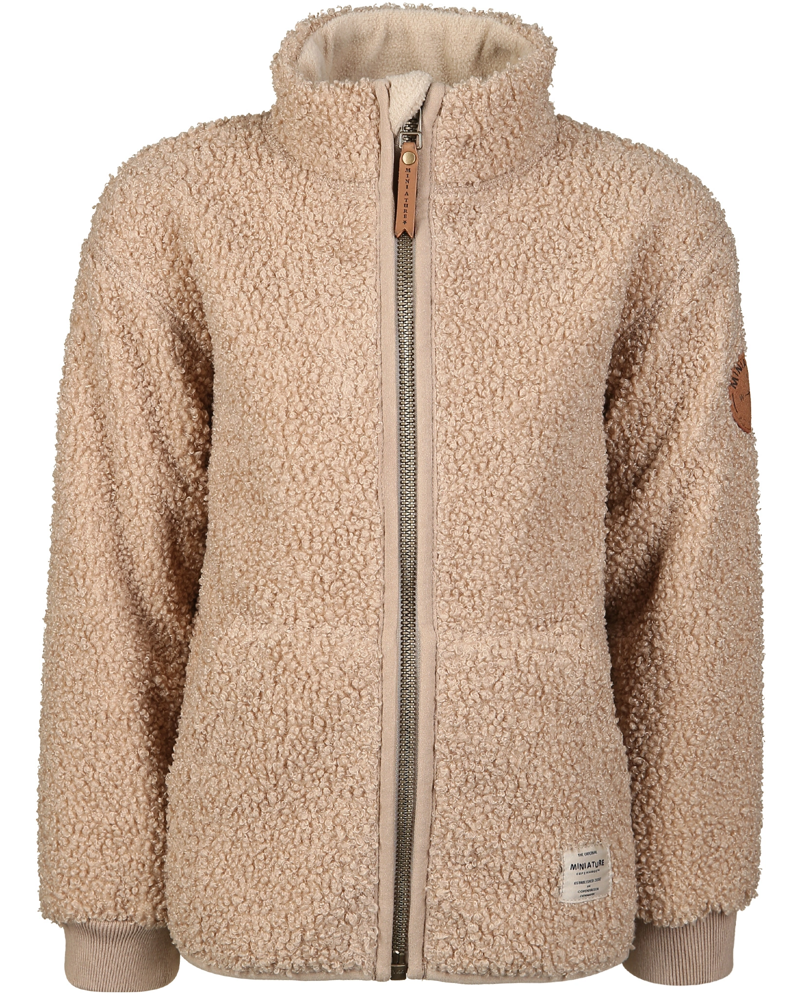 Teddyfleece-Jacke MATSALEH in savannah tan