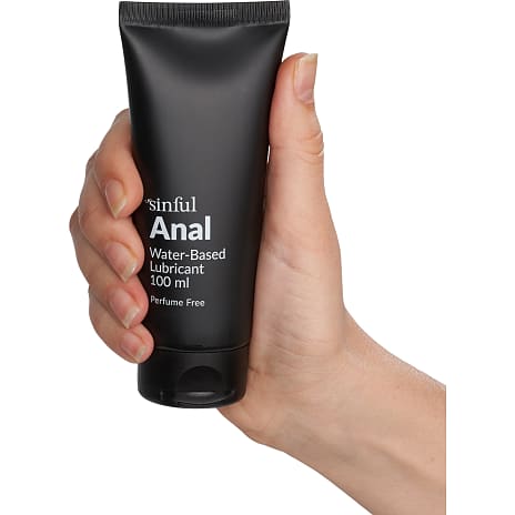 Sinful anal vandbaseret glidecreme 100ml