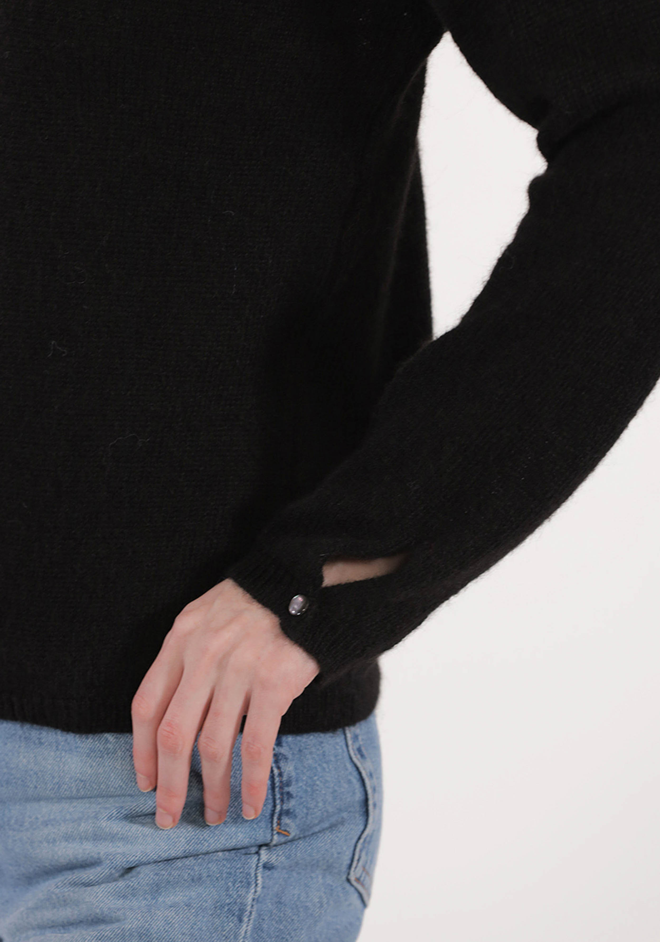 Les Racines du Ciel Pullover Doriane Jersey Sweater Black