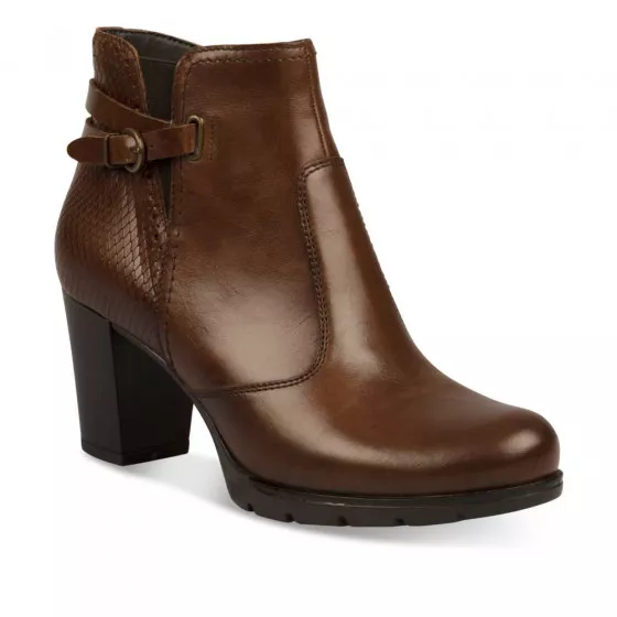 Bottines MARRON MEGIS ELEGANT