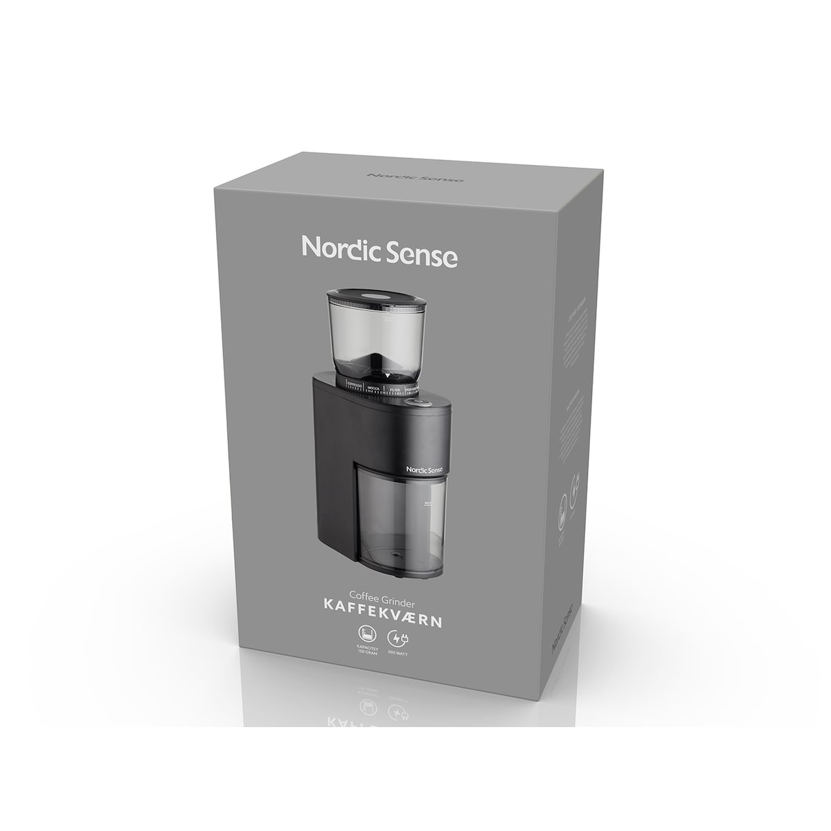 Nordic Sense Coffee grinder 200 watt Black