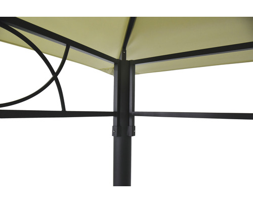 Plug-in partytent 3x4x2,7 m polyester beige