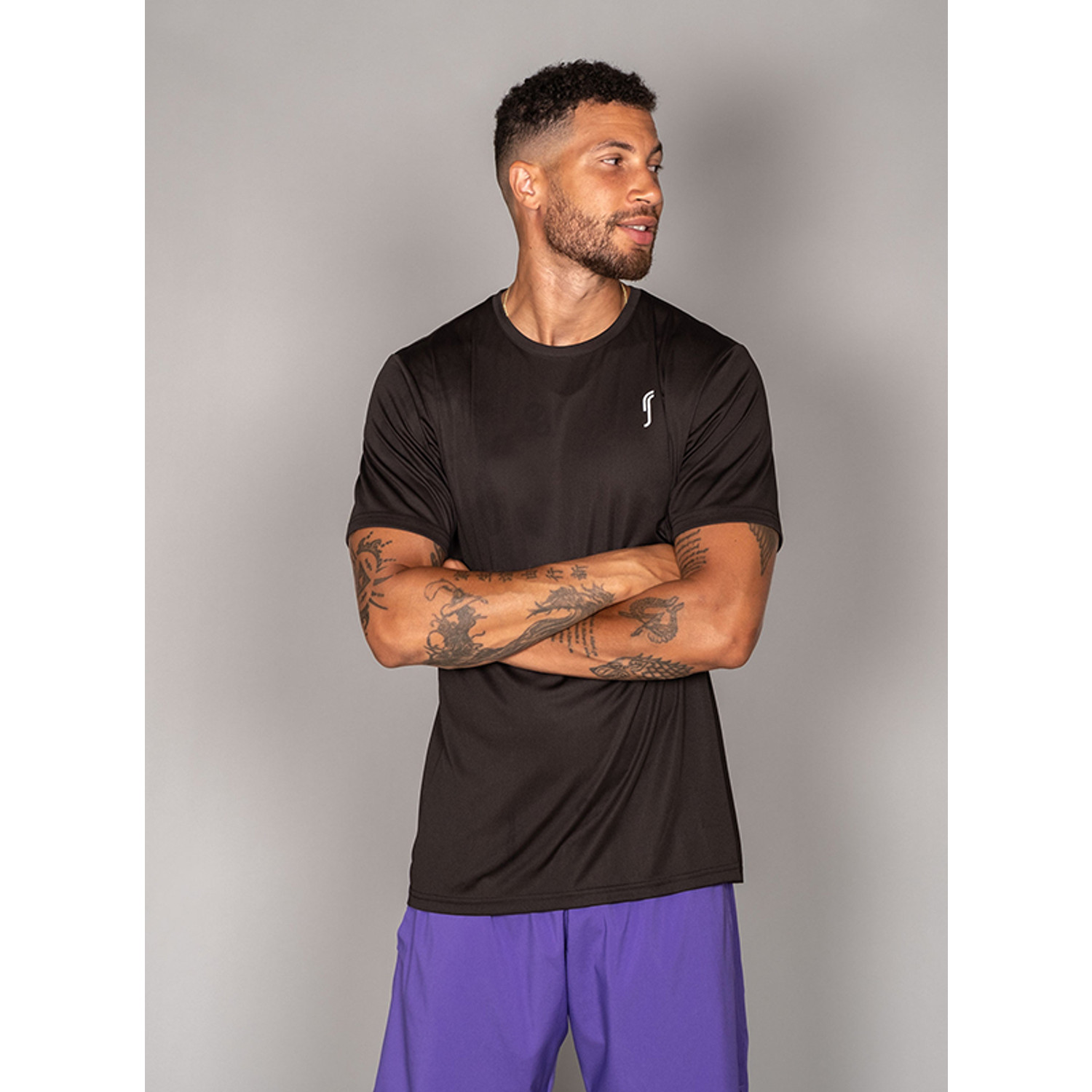 RS Sportswear Court Performance Side Mesh Tee